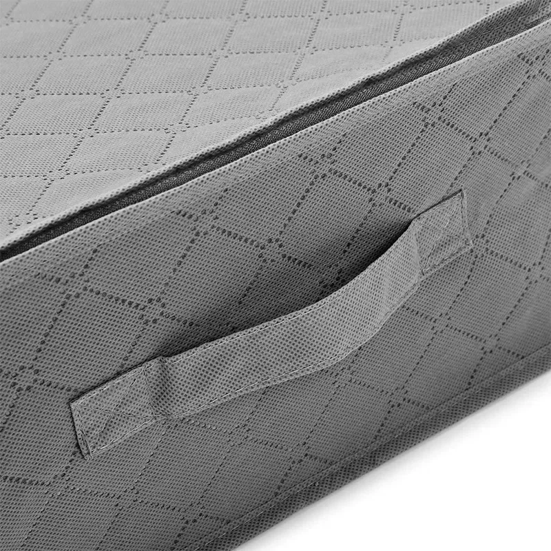 Under Bed Non Woven Blanket Clothes Storage Bags Cotton Large Capacity Quilt Moisture Proof and Dustproof Bags Home Organizer 3