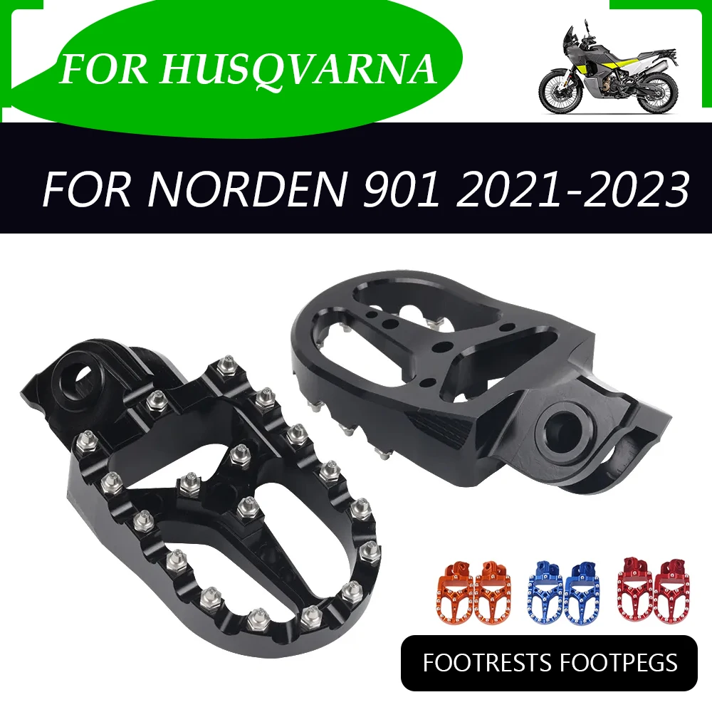 

For Husqvarna 901 Norden 901 Norden901 2021 2022 2023 Motorcycle Accessories Footrests Footpeg Foot Pegs Pedals Plate Foot Rests