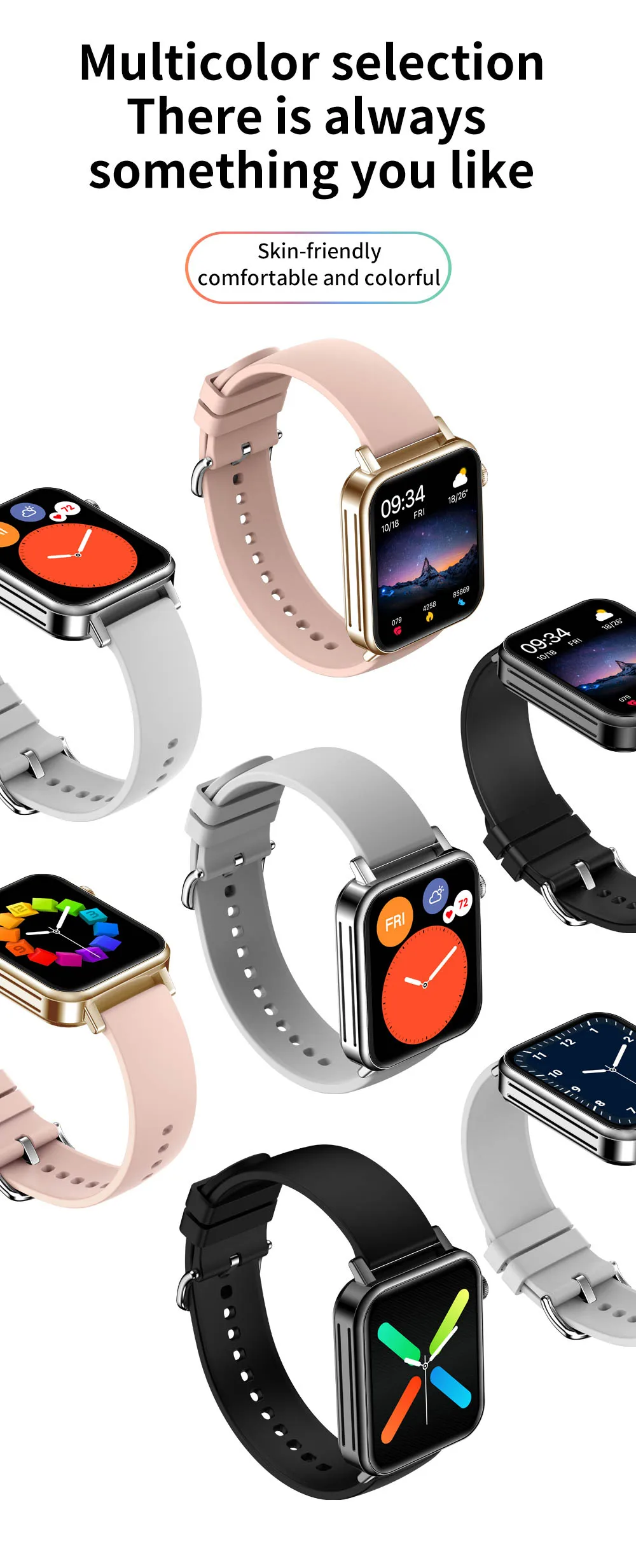 2021 New Smart Watch Women Bluetooth Call Sport Fitness Tracker Man's Watch IP67 Waterproof Heart Rate Monitor Men's Smartwatch