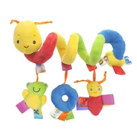 Berceau de bébé suspendus hochets jouets siège de voiture jouet doux Mobiles poussette berceau lit spirale jouet landau suspendus poupées pour bébés nouveau-né cadeau 6