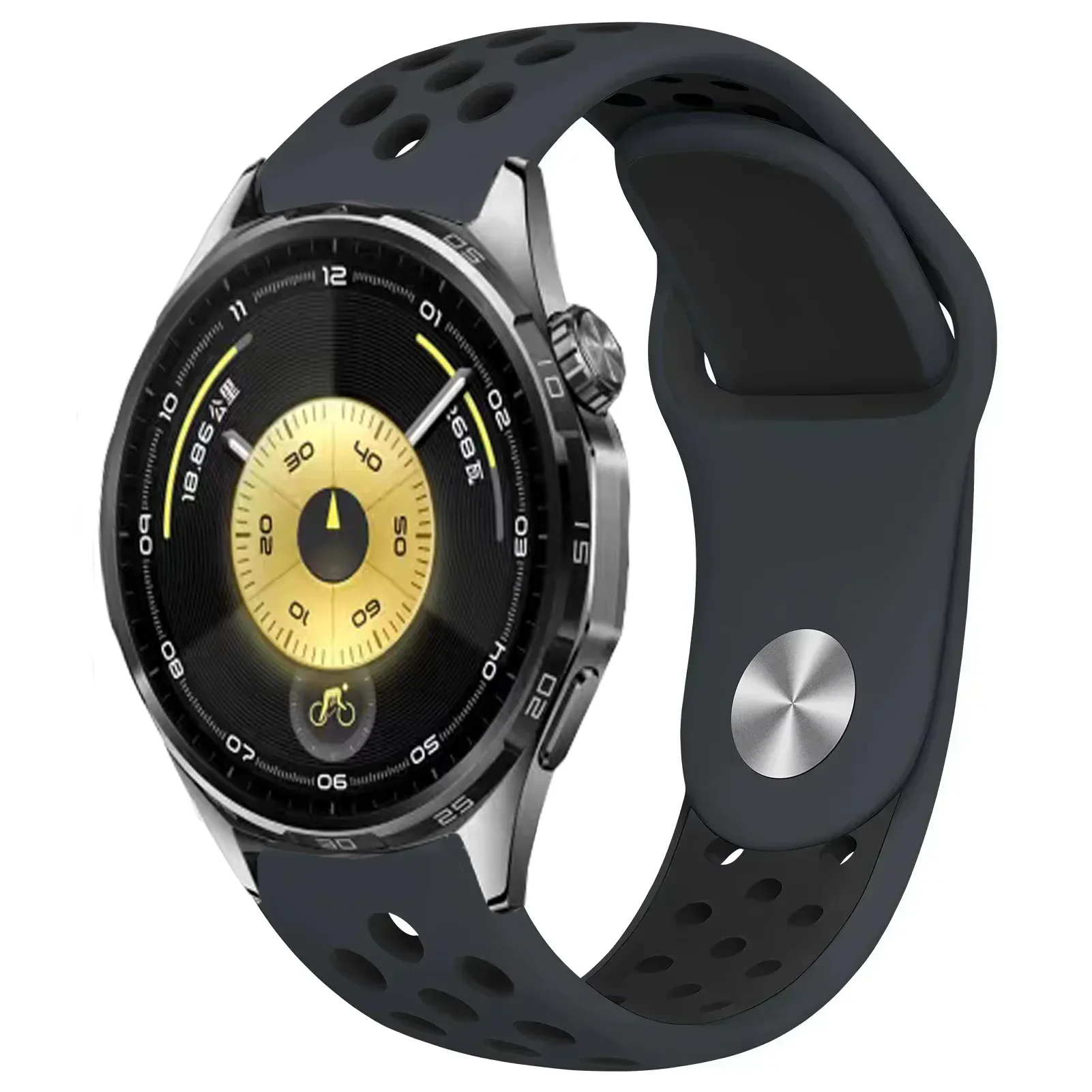 Breathable Silicone Sport Watch Strap – Multiple Sizes Available