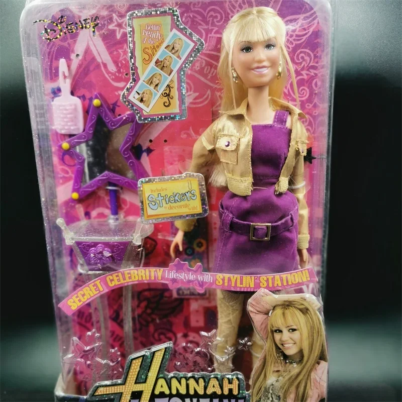 Disney Hannah Montana Doll Miley Stewart Fashion Princess Doll Joint Movable Beautiful Girl Play House Toy Anime Figures Gifts