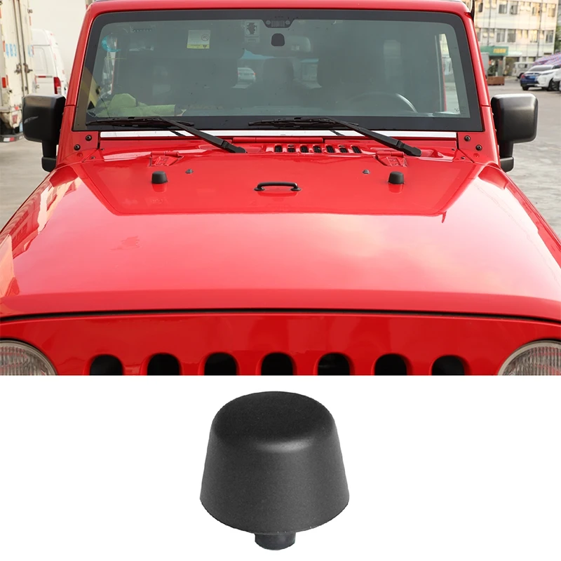 2 Pack Rubber Hood Bumpers Replace for Jeep Wrangler JK 2007-Cushion Stopper Bumpstop Car Accessories