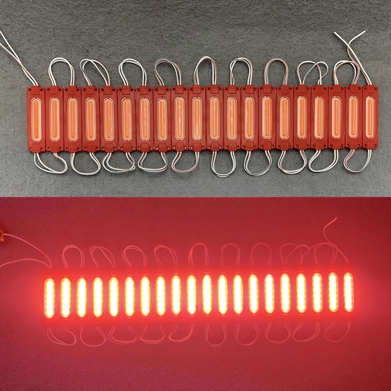 COB LED Module DC24V 20pcs/lot injection with lens waterproof LED back light for sign channel letter 2W IP65