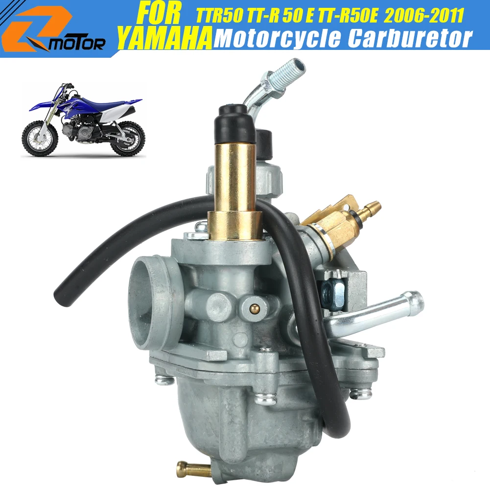 Carburatore Moto Per Yamaha 50Cc Ttr50 Tt-R 50 E Tt-R50E 2006-2011 Trail Minibike Dirt Pit Bike Oem Carb 1 P6E410110