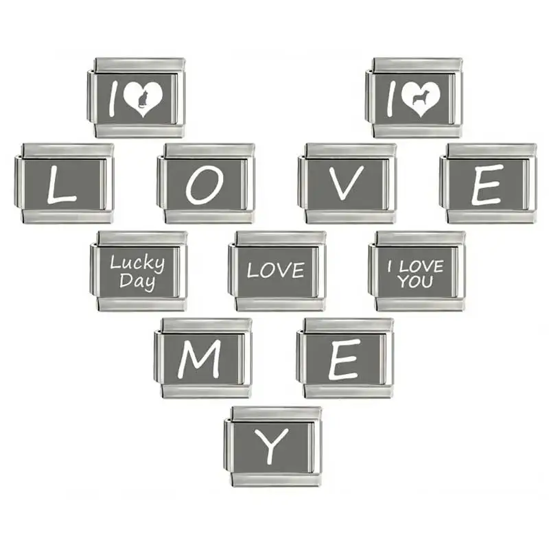DIY-Italian-Charm-9mm-Module-26-English-Letters-Bracelet-Stainless ...