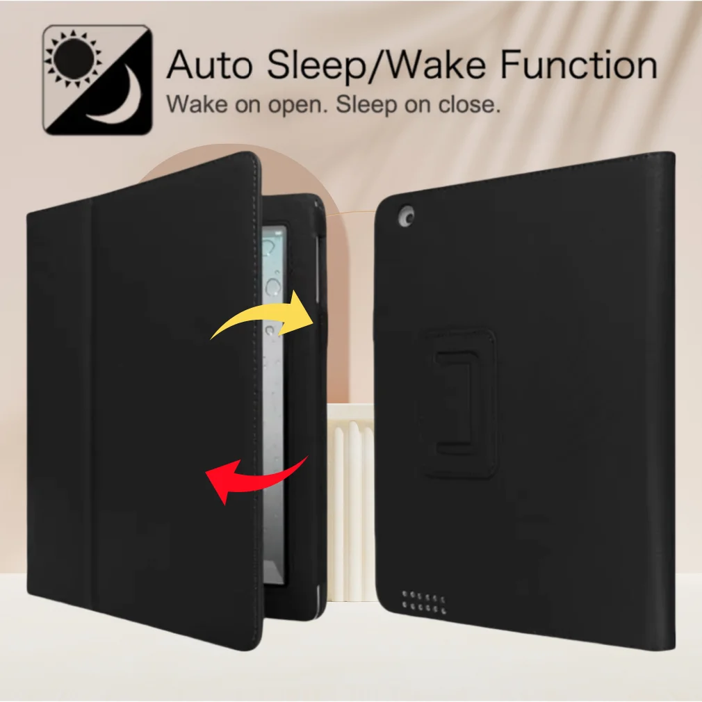 Premium PU Leather Magnetic Auto Sleep/Wake Stand Cover