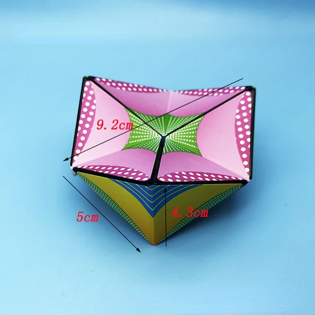 New Infinite Flip Magic Cube Puzzle Stress Relief Cube Adult Relax Tool 3D Kaleidoscope Infinite Flip Children's Toys Fidget Toy 2