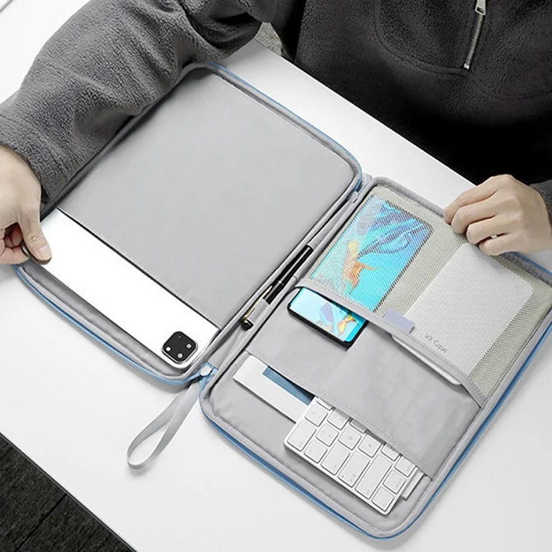 Universal Shockproof Tablet Sleeve Bag - Premium PU Pouch
