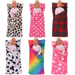 Vêtements pour poupées barbie, sac de couchage, pyjamas mignons en peluche, accessoires pour poupées barbie 11.8 pouces, jouets cadeaux de noël 