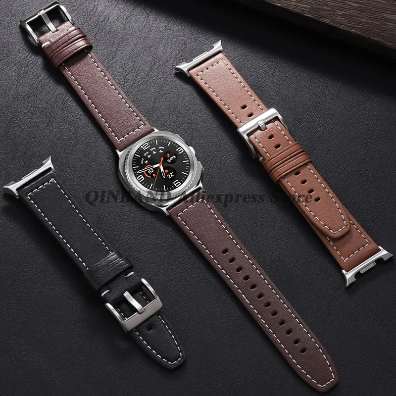 Premium Leather Watch Band - Soft Cowhide Strap