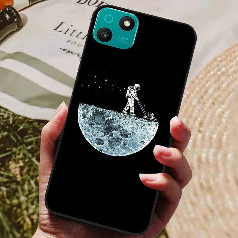 Shockproof Black Silicone TPU Phone Case Cover