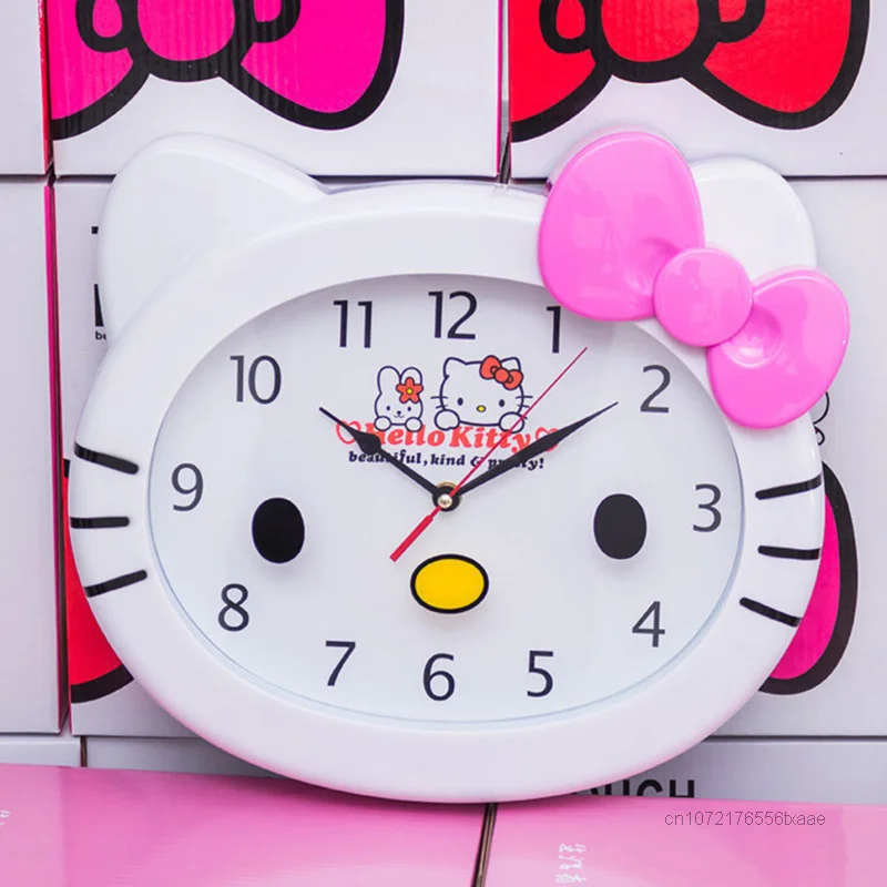 Hello Kitty Wall Clock Home Decor Wall Clock Gifts for Hello Kitty Fans