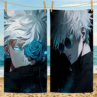 Satoru Gojo Jujutsu Kaisen Towel Microfiber Beach Towel Absorbent Quick dry Soft Yoga Swimming Resort Mountain Climbing Towel 1