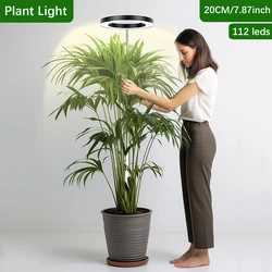 Height Adjustable LED Indoor Full Spectrum Plant Growth Light with Three Color Temperatures and Timer - LED Chip (1 pc)