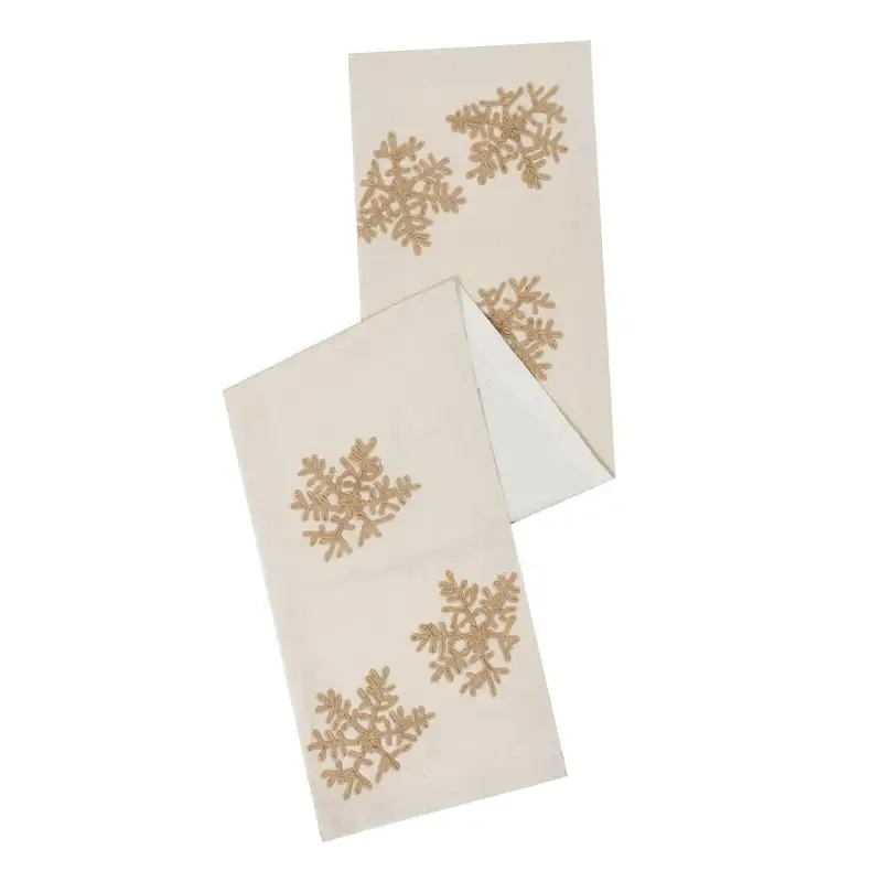 

Decorative 14" x 90" Falling Flakes Table Runner