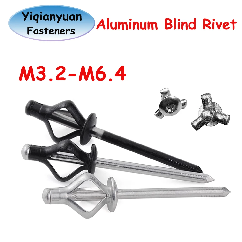 Yiqianyuan Aluminum Alloy Core-Pulling Pull Rivets Claw Rivets Folding ...