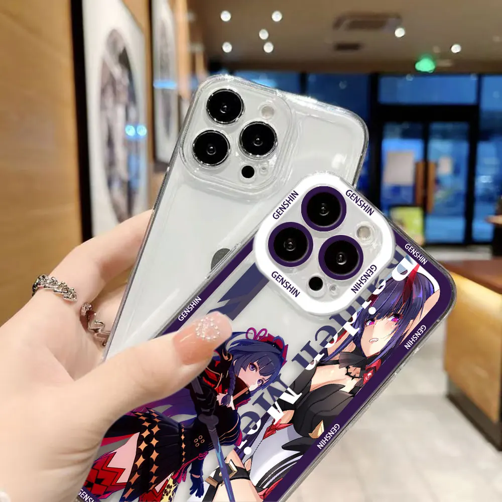 Genshin Impact Yae & Shenhe Clear Phone Case