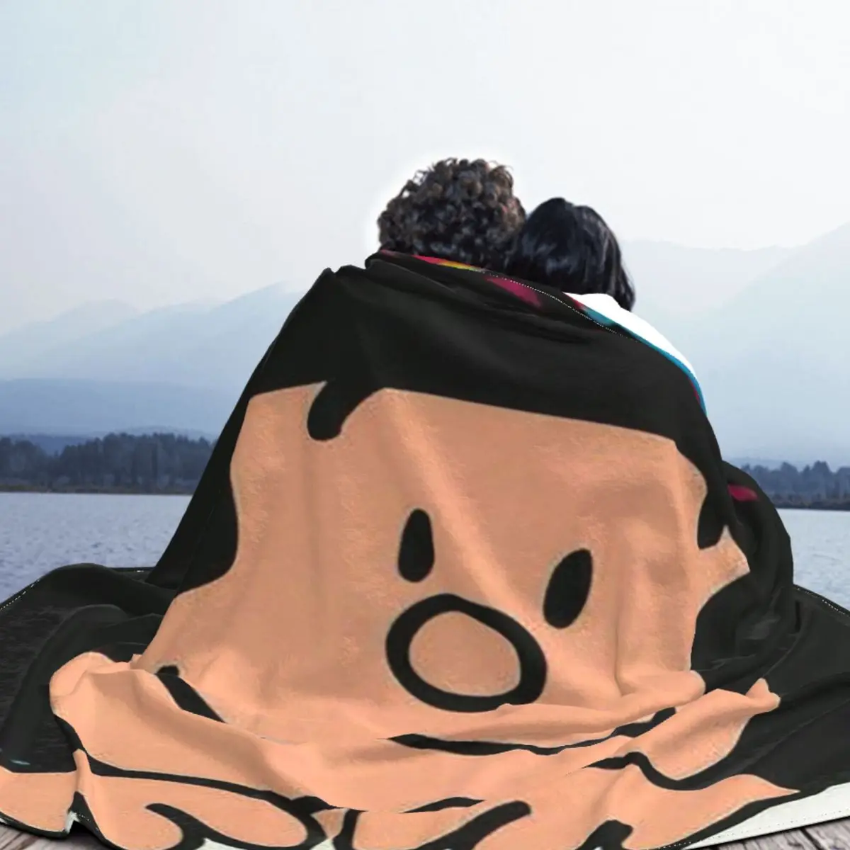 Kawaii Cartoon Mafalda Blanket Flannel Printed Portable Super Warm Throw Blanket for Sofa Bedroom Bedspreads