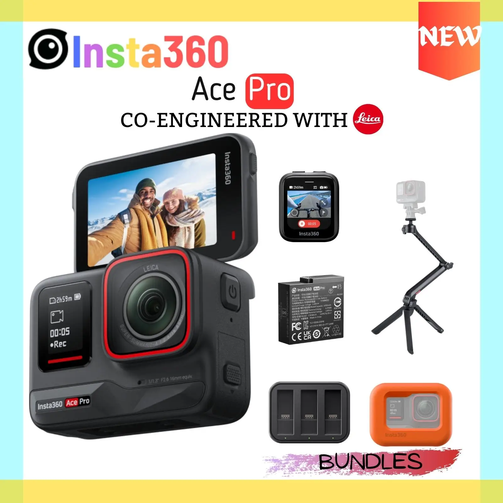 Insta360 GO 3 64GB – Vlogging Camera for Creators, Vloggers, Mini Action  Camera with Flip Touchscreen, Light and Portable, Hands-Free POV, Mount