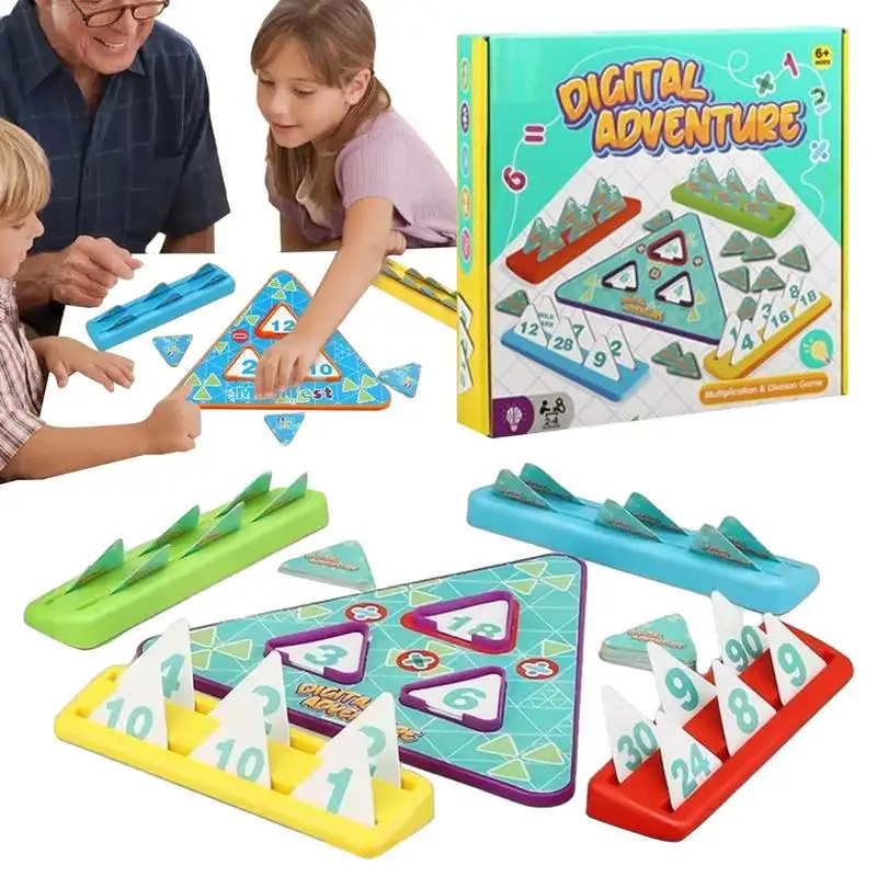 

Math Games Multiplication And Division Math Table Board Game Number Card Game Thinking Logic Training Game For Preschool