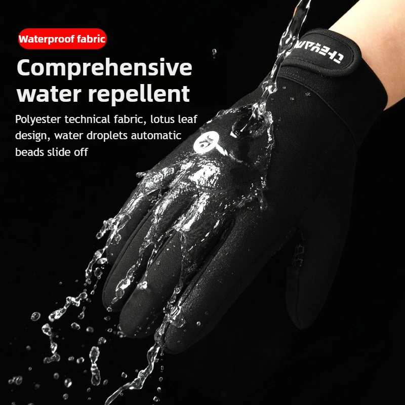 Fishing Gloves Flip Finger Touch Screen Thickened Silicone Anti-slip Waterproof Wear-resistant Fall Winter Outdoor