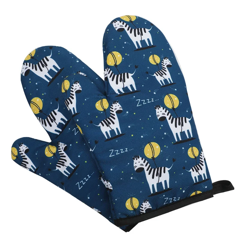 1pcs Microwave Mitts Anti-scald Heat Resistant Non-slip Baking Gloves silicone oven mitts kitchen gloves silicone oven gloves