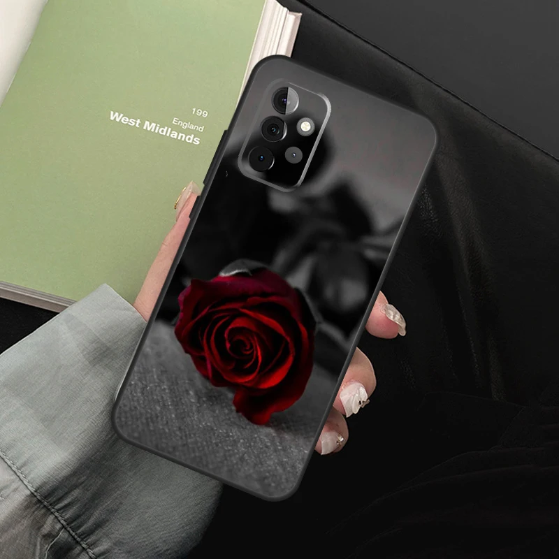 Elegant Red Rose Phone Case Cover