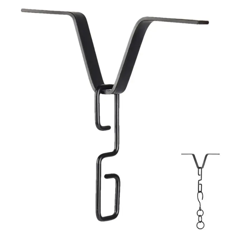 Rain Chain Hook Gutter Adapter Clothes Clothes Hangers Metal Drainage Decorative Cups Iron Drainer