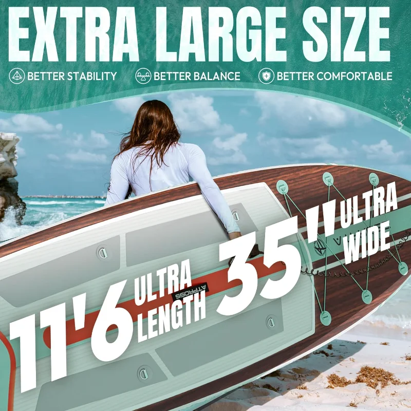 Inflatable Paddleboard | Extra Wide 3