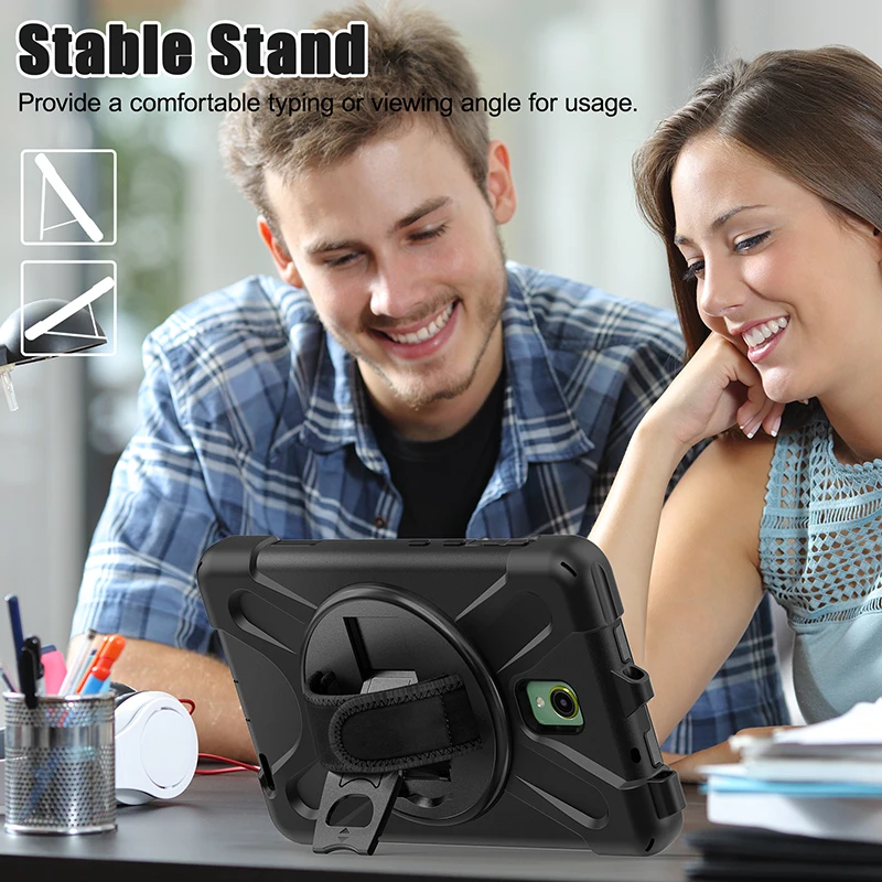 Enhanced Protective 360° Rotating Tablet Case with Stand