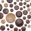 10-100Pcs Natural Coconut Shell Button Round 2-Holes Buttons for Handmade Crafts Home Decorative DIY Clothing Sewing Accessories 6
