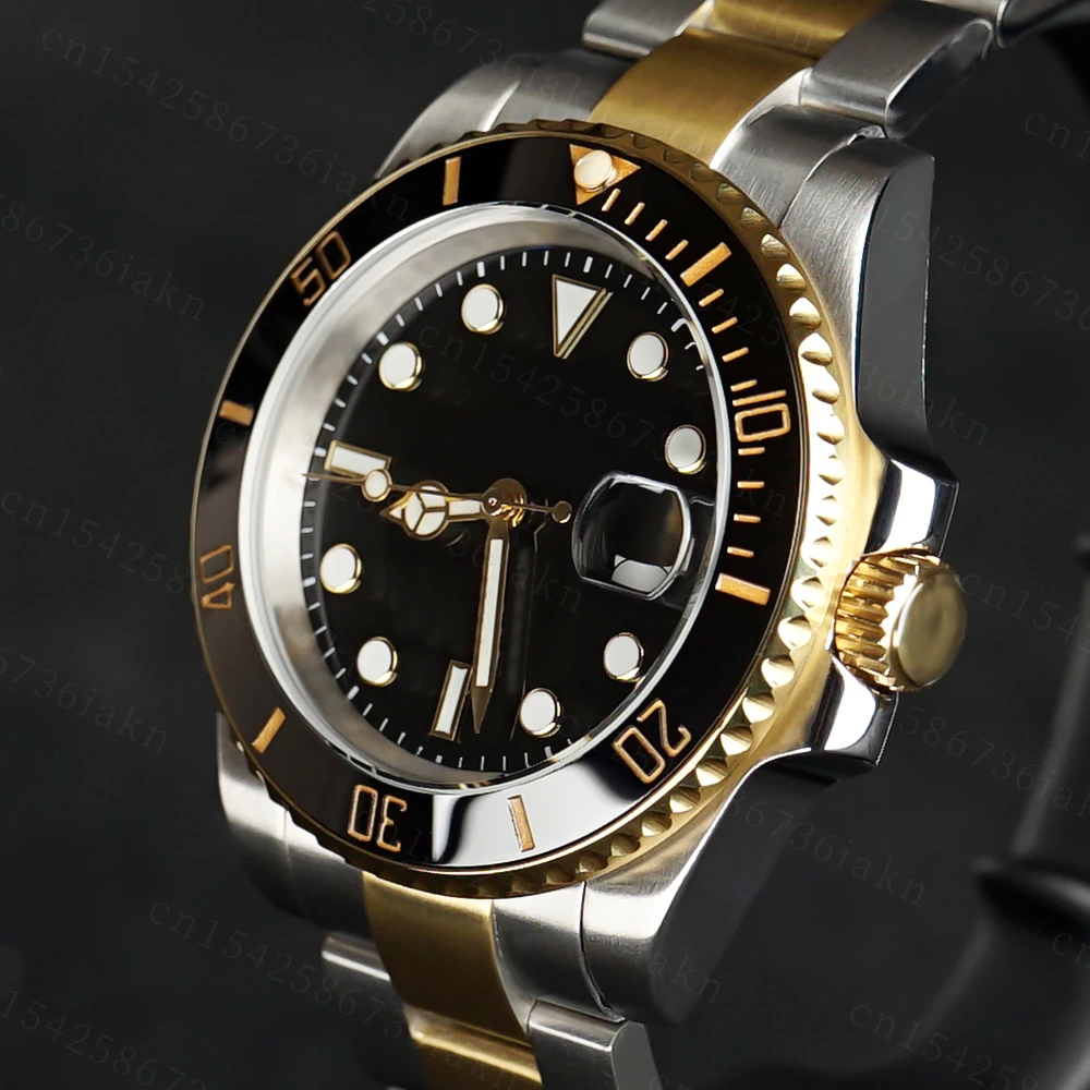 2022 Fashion New 40mm Men's Leisure Sports Sapphire Mirror Stainless Steel Material Waterproof Automatic Mechanical Watch