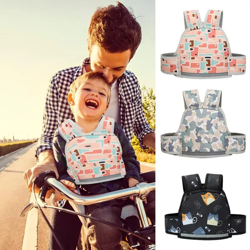 

Ремень безопасности детский для мотоцикла, регулируемый 4-точечный, сетчатый, дышащий, легкий