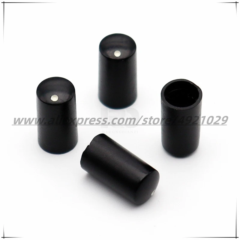 Potentiometer Knob 7.5X14MM 7.5*14MM 6MM Serrated Hole Potentiometer Matching Hat Black Standard 10PCS