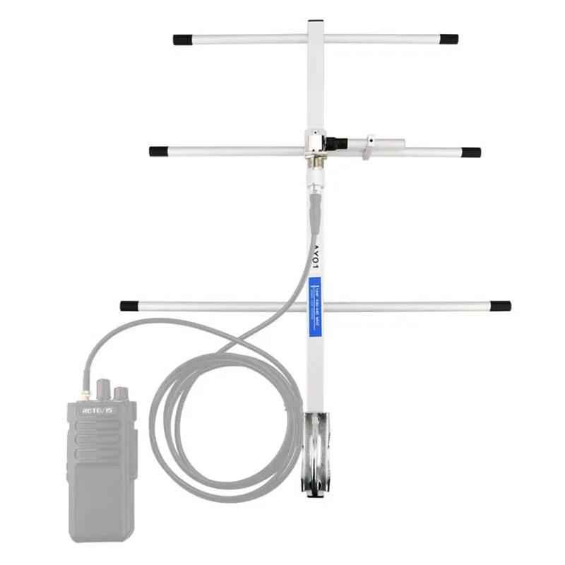 접이식 햄 라디오 야기 안테나, UHF,400-470Mhz, 장거리, 7dBi, 신호 부스터, 리피터 시스템용 GMRS 지향성 야기, HT,Fm