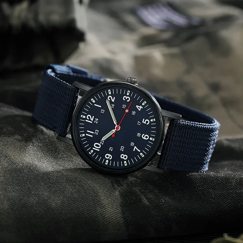 Luminous Men's Sports Watch Nylon Woven Band  Shock Resistant Wristwatches Male Quartz Watches Reloj Hombre Xmas Gift 4