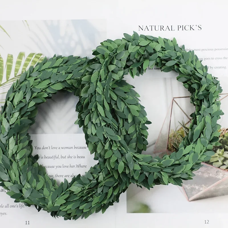 Pianta Artificiale, Foglie di Edera Finte Ghirlande Appese 12 Pezzi Edera Artificiale per La Decorazione della Parete del Giardino della Festa Nuziale