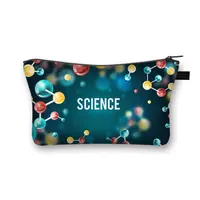 Math Formula Geometry Science Mathematical Cosmetic Case Cute Makeup Bags For Travel Experiment Storage Lipstick Bag Gift 2