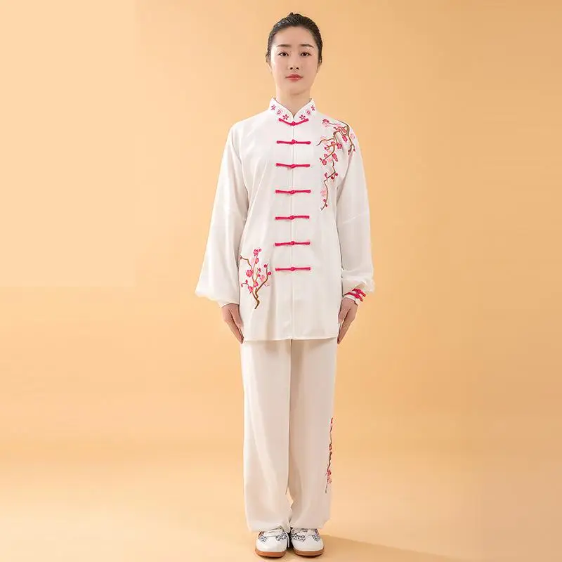 Women Soft High Quality Tai Chi Suit Lady Kung Fu Wushu Martial Arts Uniform Performance Jacket Pants Oriental Exercise Clothing