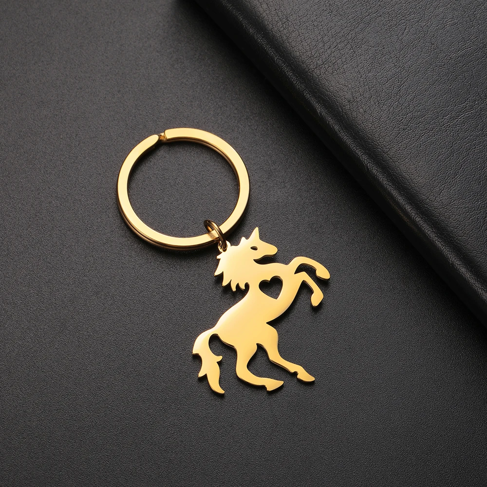Dawapara Reitsport Pferd Schlüsselanhänger Triquetra Trinity Knoten Pferdekopf Tier Schlüsselanhänger Edelstahl Schmuck Geburtstag Jahrestag – Detail 33