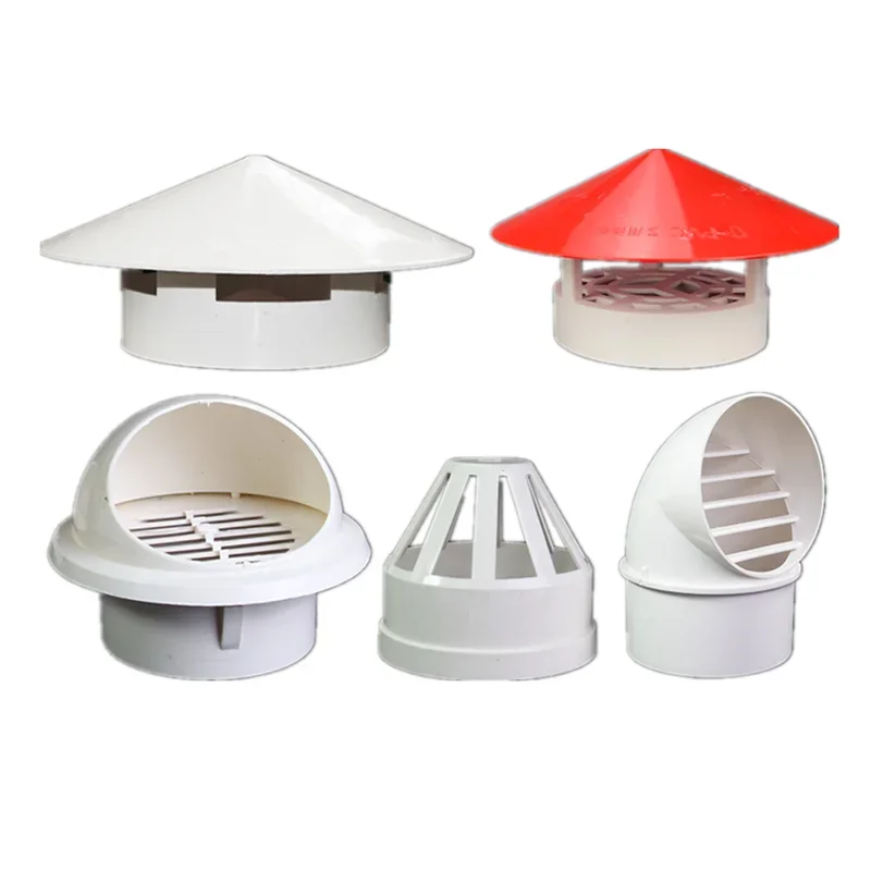 Air Vent Grille Ventilation Grille Air Vent Cover Ducting Ventilation Cover Ceiling Ventilation Exhaust System Hardware PVC roof air vent grille round ducting ventilation cover Weather proof Vent Cap Wall