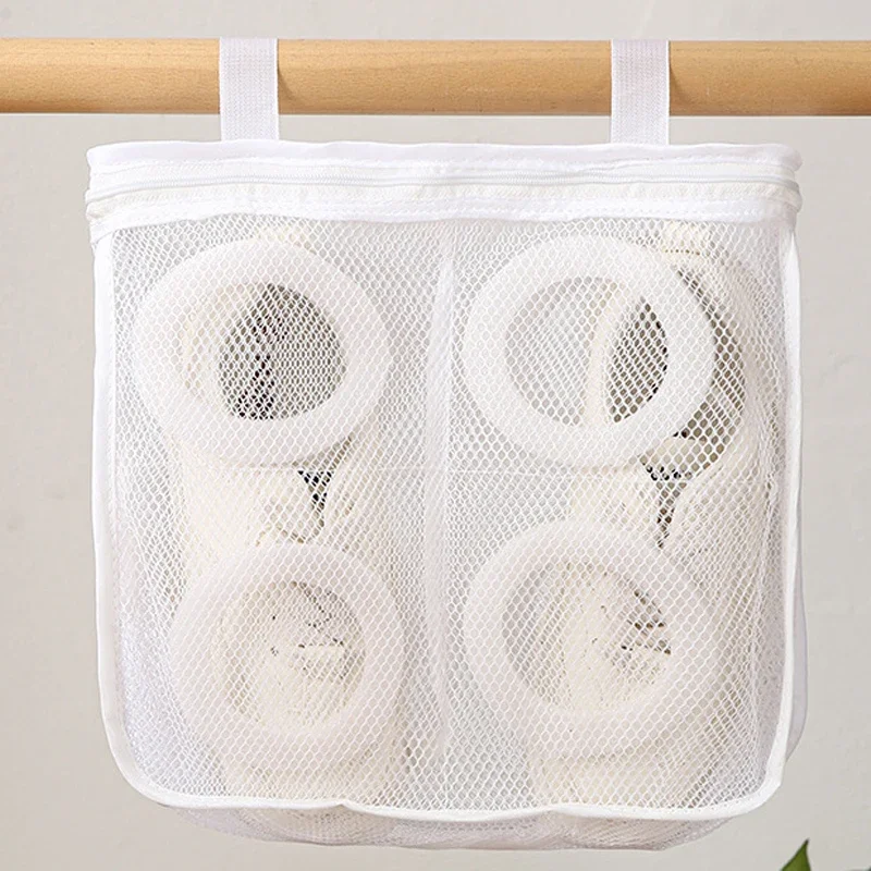 Mesh Laundry bag Washing Machine Shoes Bag Travel Storage bags Portable Anti-deformation Protective Clothes organizer 3