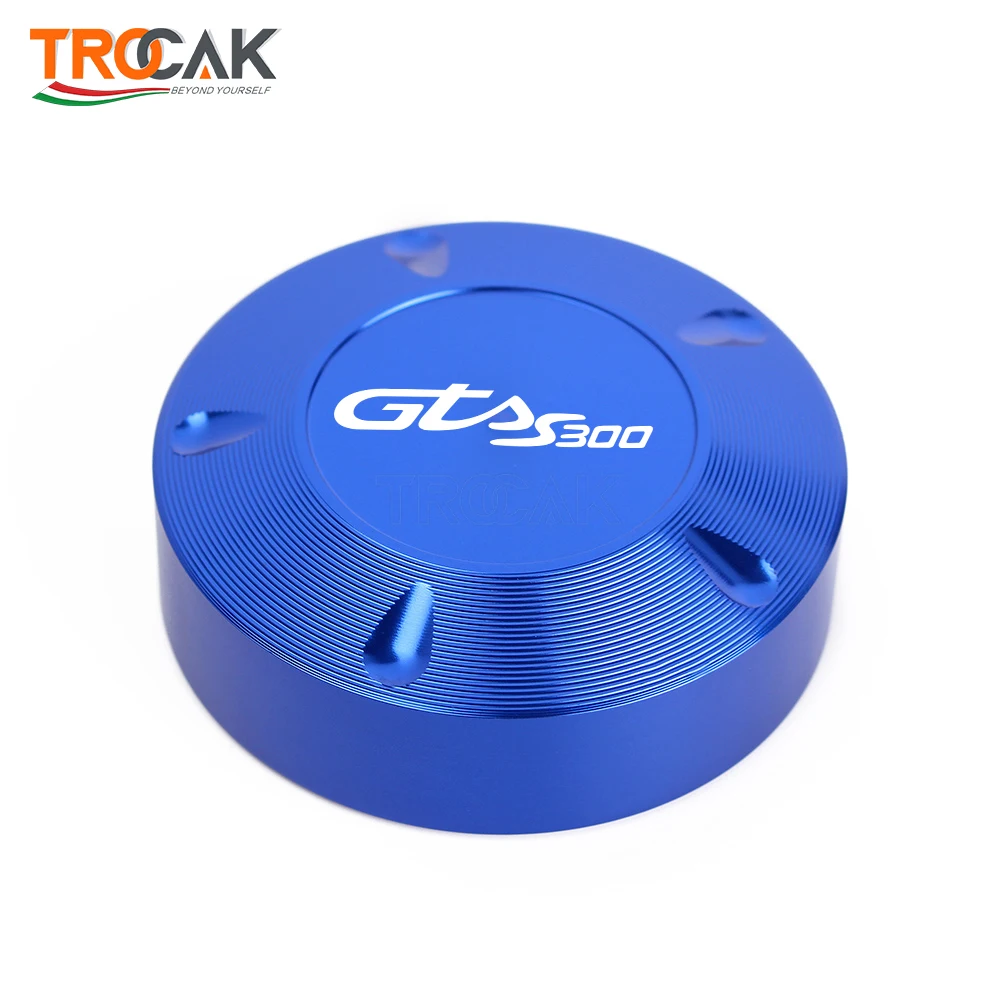 피아지오 GTS GTV LX 프리마베라 스프린트 125 150 250 300 300ie 스쿠터 오토바이용 범용 CNC 가스 연료 탱크 필러 오일 캡 커버