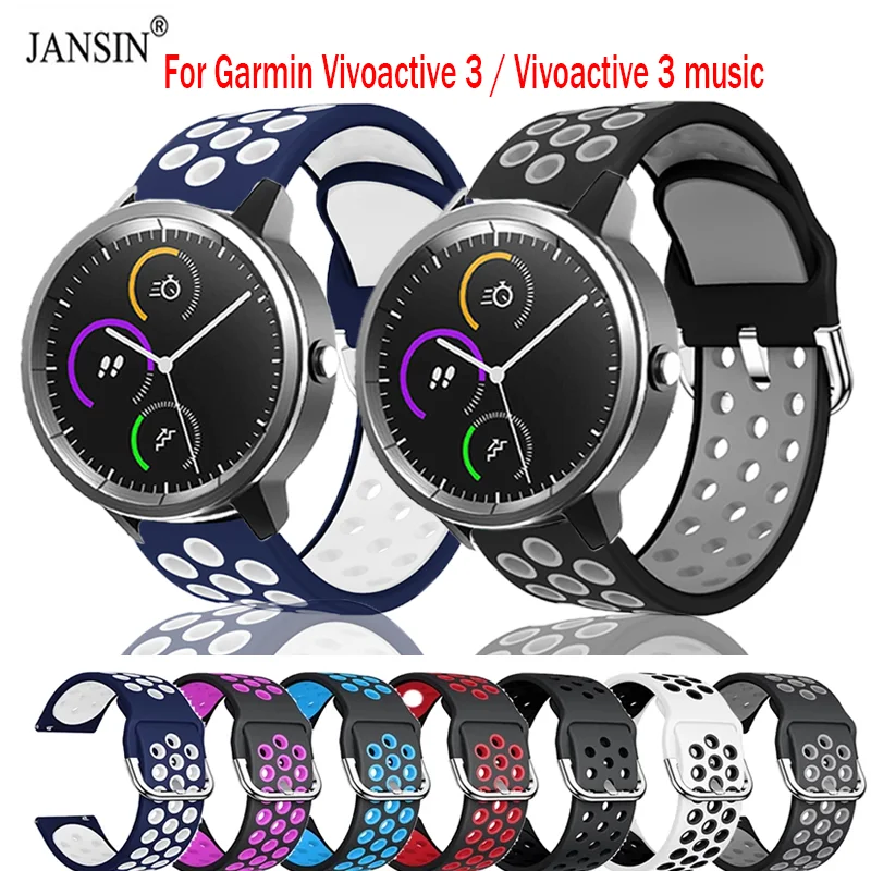 Cinturino In Silicone Per Garmin Vivoactive 3 / Vivoactive 3 Music Sports Wristband Bracelet Per Vivoactive 3 Band Correa