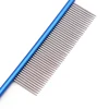 Stainless Steel Pet Flea Comb Practical Colorful Non-rust Dog Grooming Comb Dense Tooth Pet Hair Comb Cleaning 2