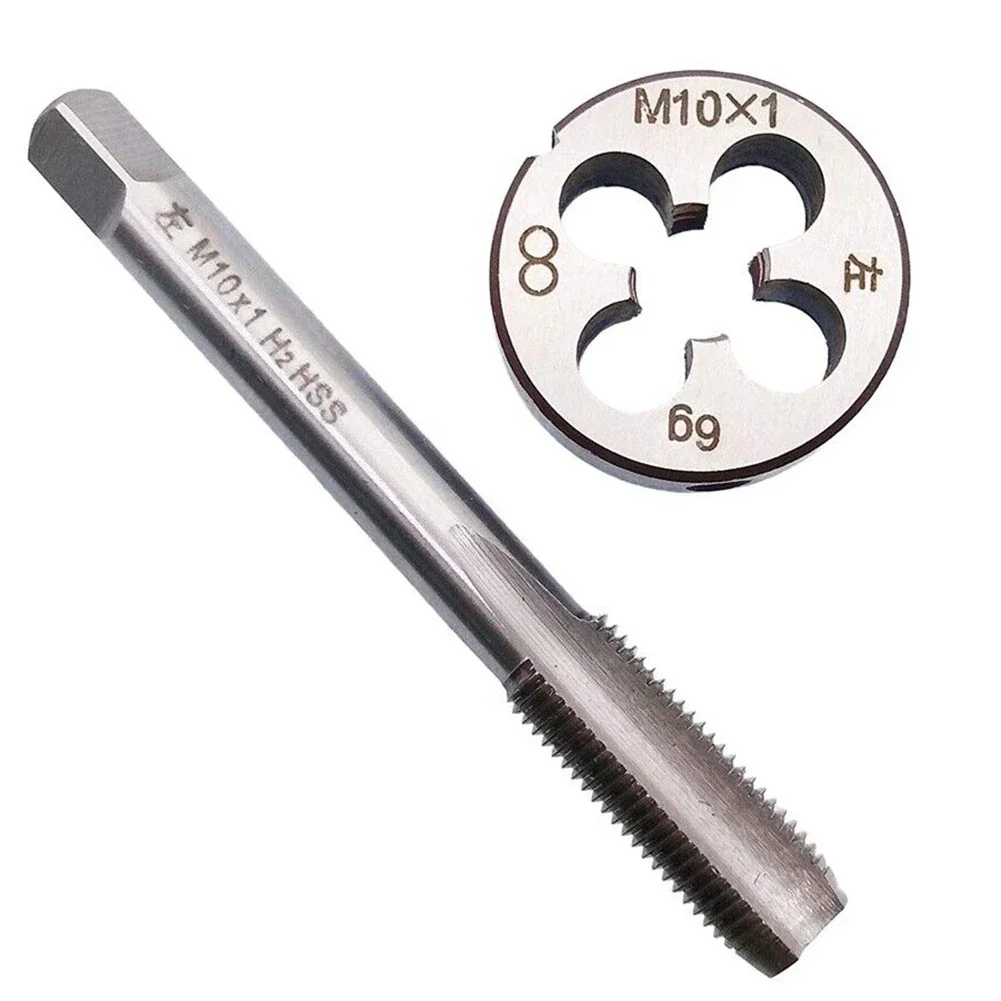 탭 다이스 1 * M10 X 1.0mm 다이스 1 * M10 X 1.0mm 탭 1.0mm 다이스 내구성 HSS M10 X 1mm 고품질 1.0mm 탭