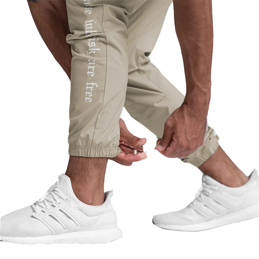 Mens Joggers Pants Summer Fashion Sweatpants Streetwear Fitness Tracksuit Jogging Pants Men Gym Clothing Muscle Sports Trousers