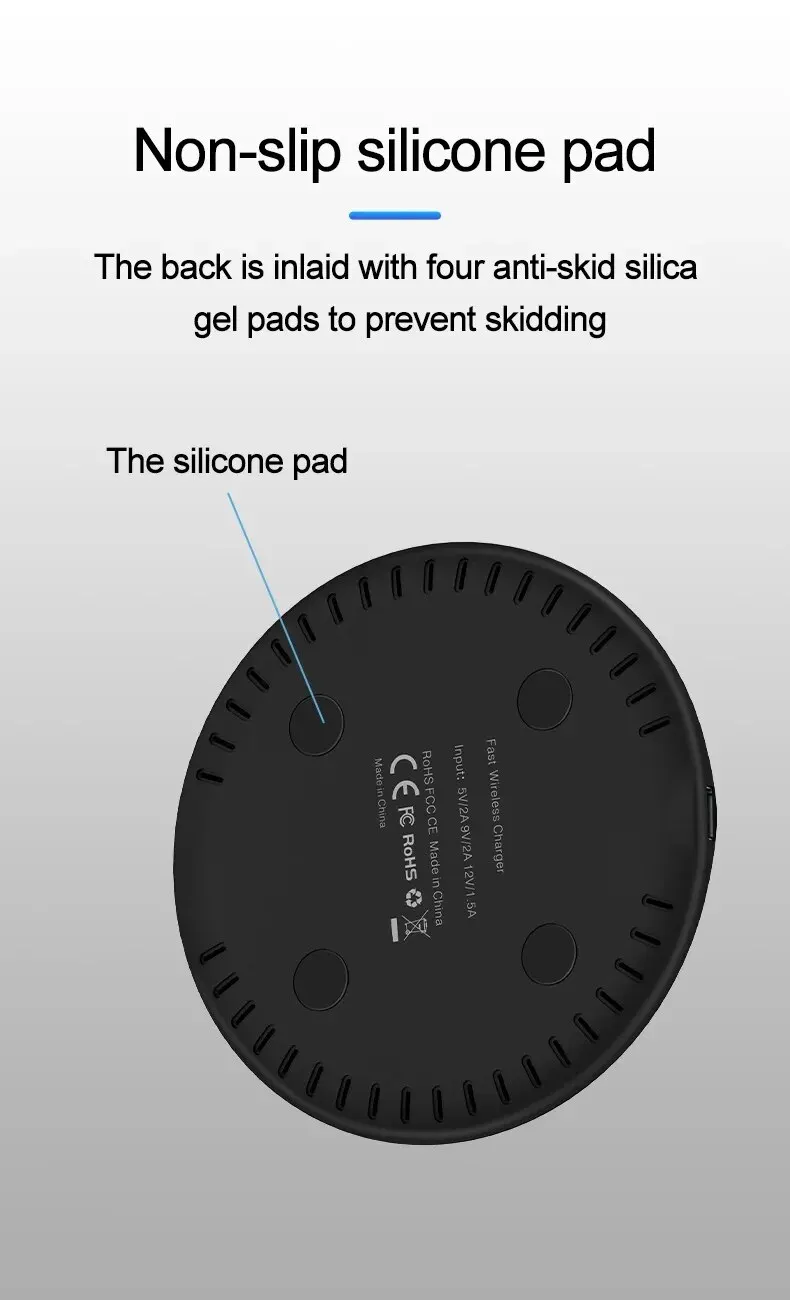 Sb15a3bafaf3f41e8a2e28996e3d95c394 30W, Wireless Charger, Pad Stand for iPhone 15, 14, 13, 11 Pro Max, Samsung S22, S23, Xiaomi Mobile Phone Chargers Fast Charging Station Mallzona