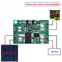 Panneau solaire automatique, panneau de chargeur de batterie, veilleuse, interrupteur de commande de lampe LED, Module de contrôleur de charge de chargeur de batterie 1